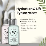 SKIN LIFTER BOOST COLLAGEN EYE SERUM 15m + SKIN HYDRATION BOOST HYALURONIC ACID EYE SERUM 15ml faces skin lifter boost collagen eye serum 15m skin hydration boost hyaluronic acid eye serum 15ml