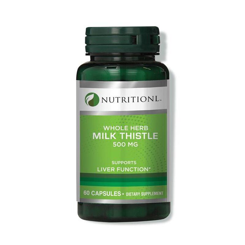 nutritionl milk thistle 500mg capsule