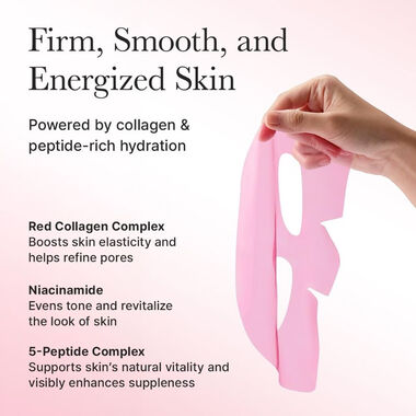 faces red collagen jello mask