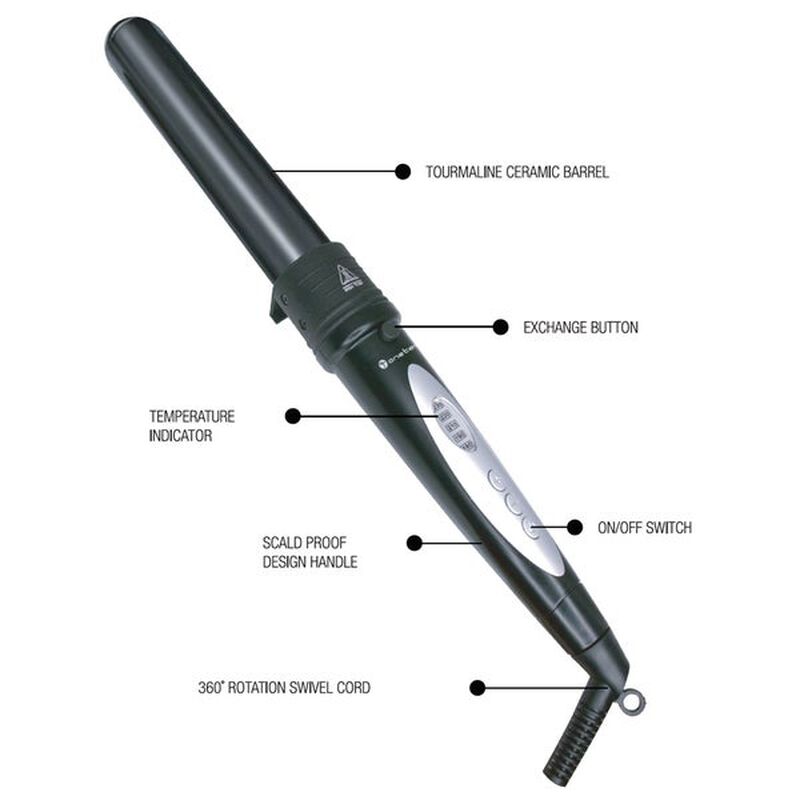 onetech مجموعة أدوات تجعيد الشعر 6 في 1