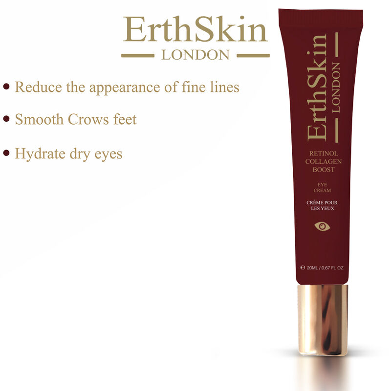 erthskin london retinol collagen boost eye cream