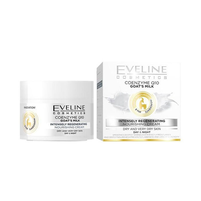 eveline goat's milk intensely regenerating day & night cream