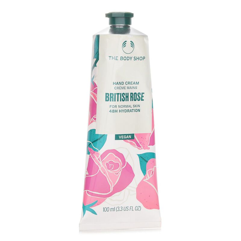 the body shop british rose hand cream