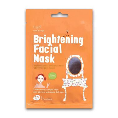 faces clean   simple brightening facial mask