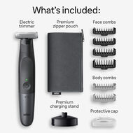 faces ماكينة تشذيب هجينة للوجه والجسم بشفرة مرنة