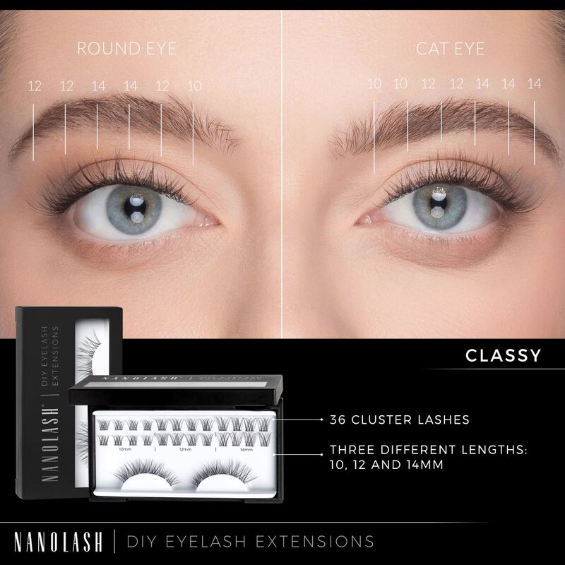 nanolash diy eyelash extensions starter kit classy