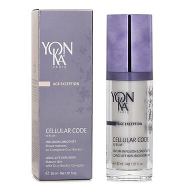 Age Exception Cellular Code Long-Life Infusion Serum With Cell-Energy Complex faces age exception cellular code long life infusion serum with cell energy complex