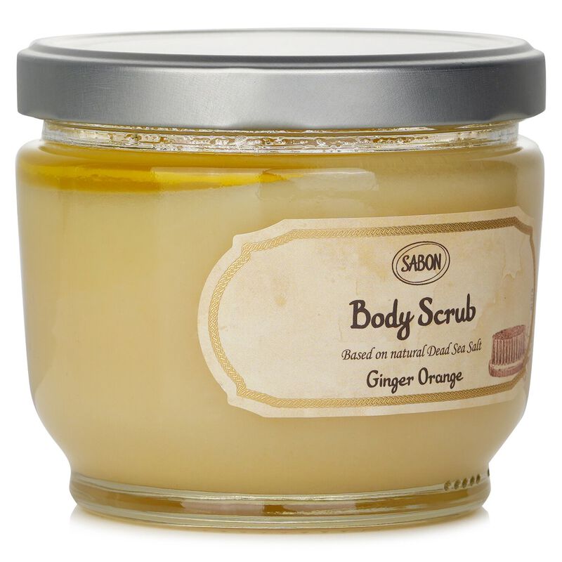 sabon body scrub  ginger orange