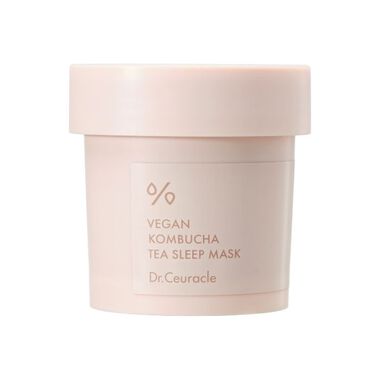 Vegan Kombucha Tea Sleep Mask, Overnight Hydration and Skin Renewal faces vegan kombucha tea sleep mask overnight hydration and skin renewal
