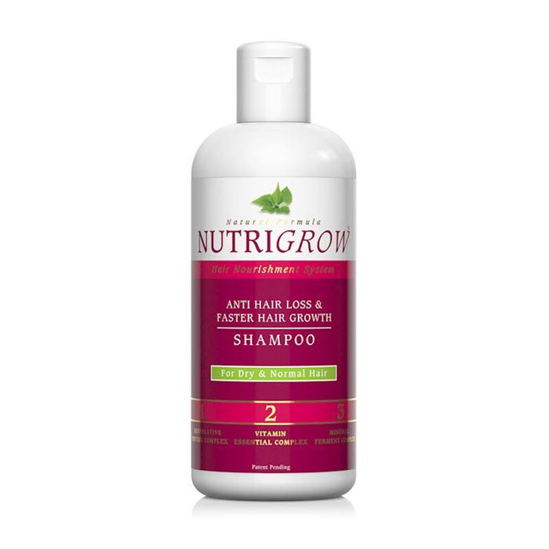nutrigrow anti hair loss & faster hair growth shampoo 4 dry & normal hair