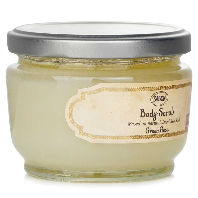 sabon body scrub  green rose