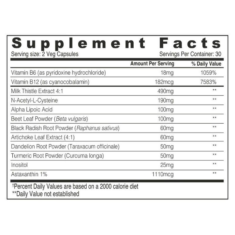 sunshine nutrition liver purifier, advanced herbal detox & antioxidant support