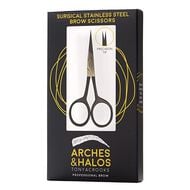 Surgical Stainless Steel Eyebrow Scissors faces surgical stainless steel eyebrow scissors