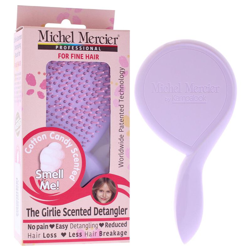 michel mercier the girlie scented detangler brush fine hair