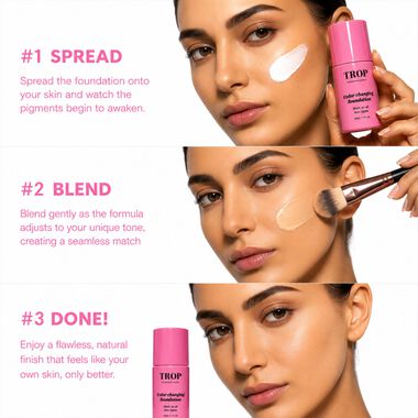 faces clean color changing foundation spf 50