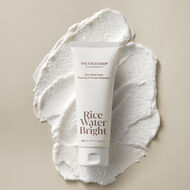 faces rice water bright rice bran pore peeling to foam cleanser