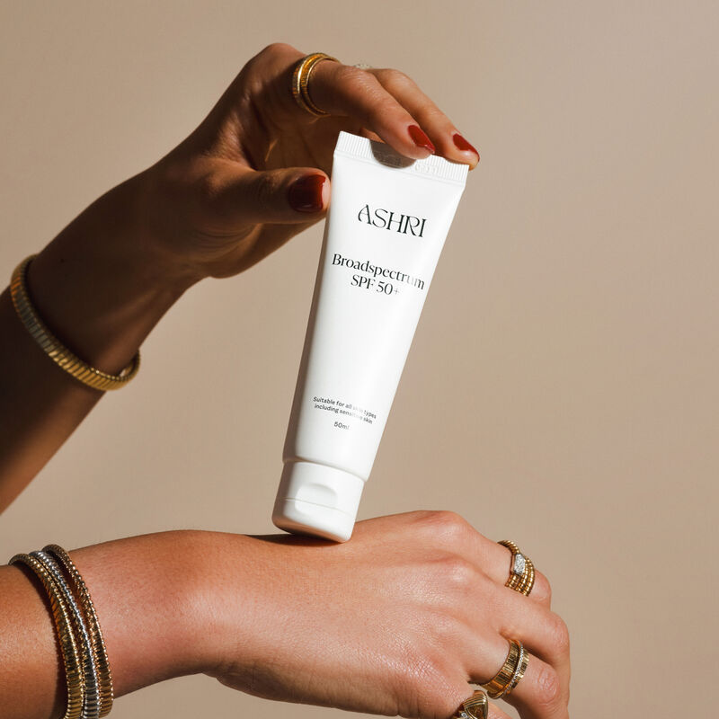 أشري سكين واقي الشمس واسع الطيف عامل حماية spf50+