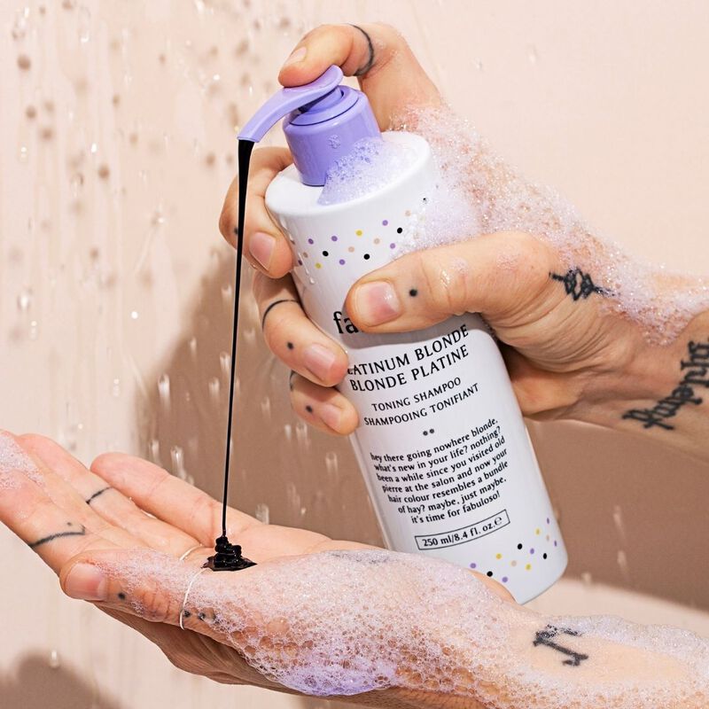 evo fabuloso platinum blonde toning shampoo