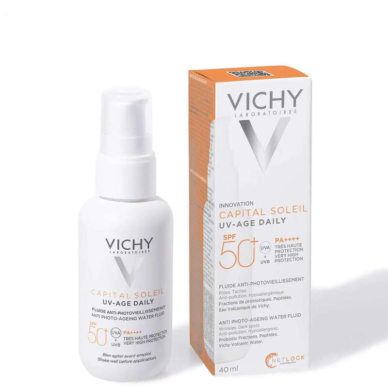 vichy سائل يومي للوقاية من الشمس ومكافحة الشيخوخة كابيتال سوليل spf 50