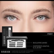 DIY Stick & Go Pre-glued Lashes Foxy Long faces diy stick go pre glued lashes foxy long