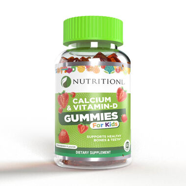 Calcium & Vitamin D Kids Gummies faces calcium vitamin d kids gummies