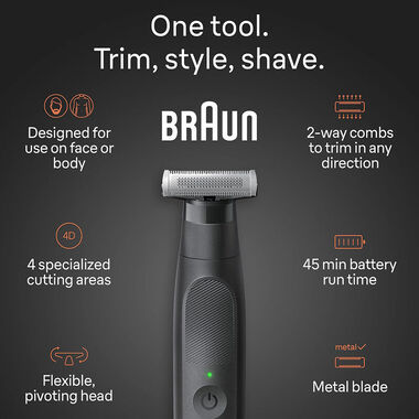 faces hybrid trimmer face   body with 4d flex blade