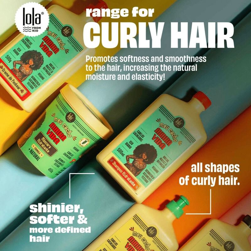 lola from rio meu cacho minha vida hair moisturising mask for curly hair