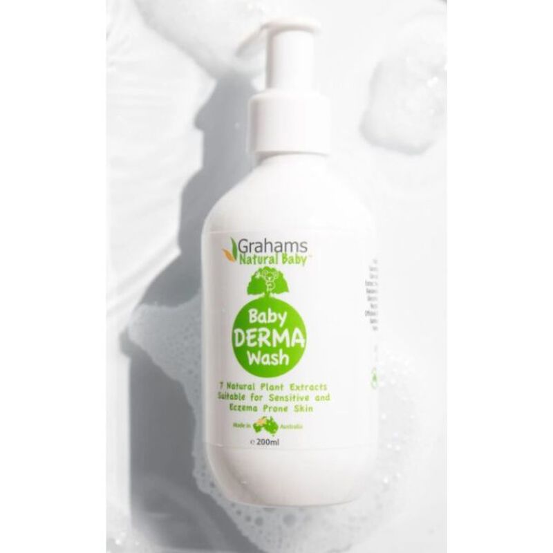 grahams natural baby derma wash