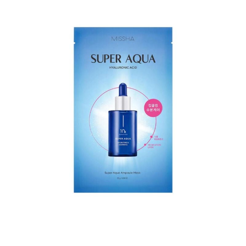 missha super aqua facial mask ampoule