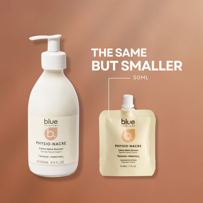 blue skincare gentle hand cream