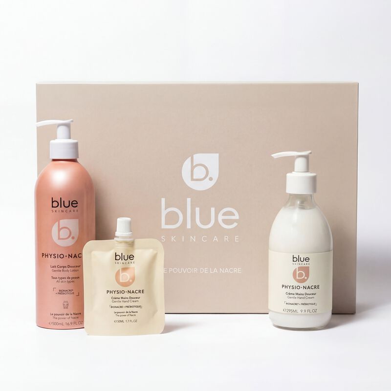 blue skincare علبة هدية لؤلؤة النعومة