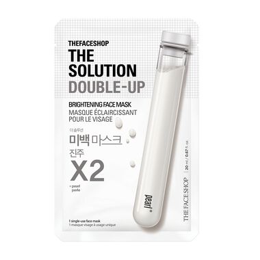 faces the solution double up brightening face mask