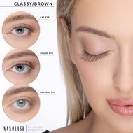 faces diy eyelash extensions starter kit classy brown