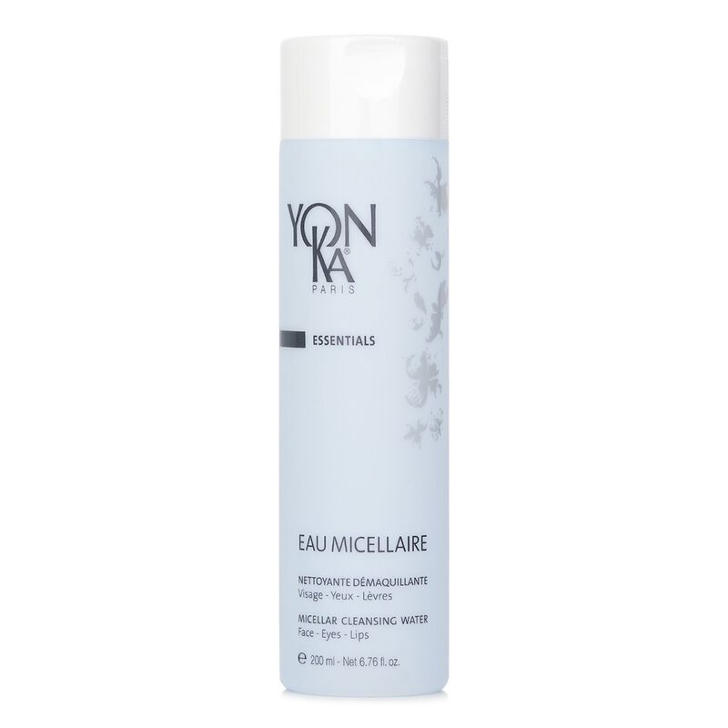 yonka essentials micellar cleansing water with sea lavender face, eyes & lips