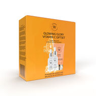 faces warda  glowing glory vitamin c gift set   oil serum   eye serum   moisturiser