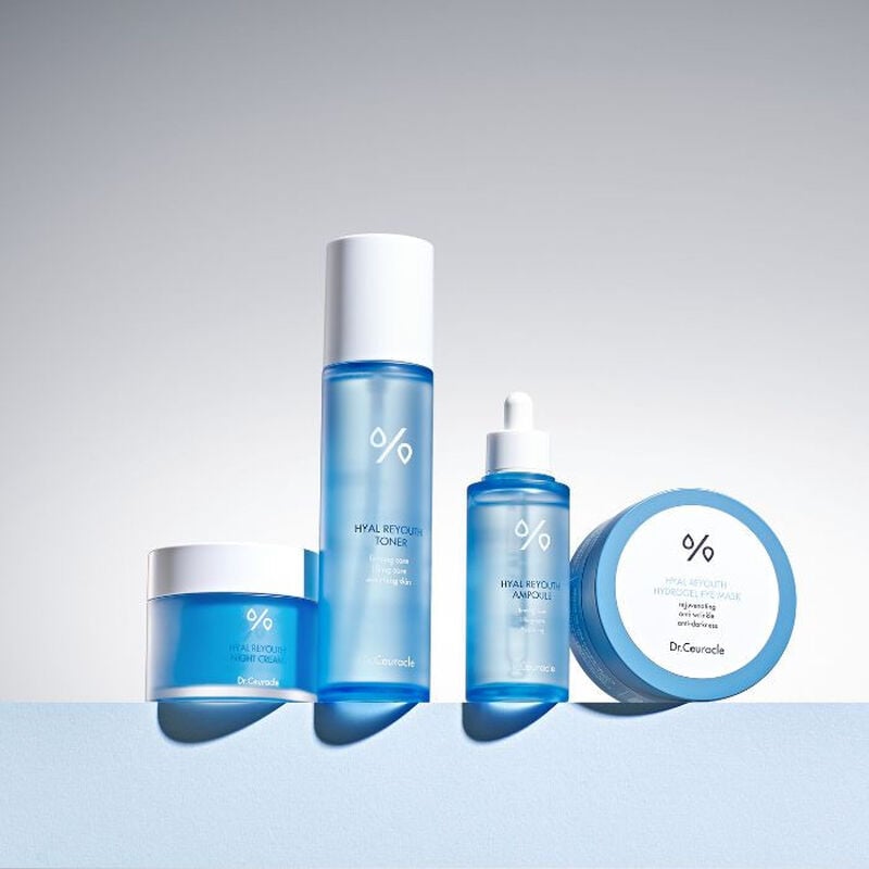 dr. ceuracle تونر هيال ريوث، ترطيب عميق مع حمض الهيالورونيك وفيتامينات b3 وb5