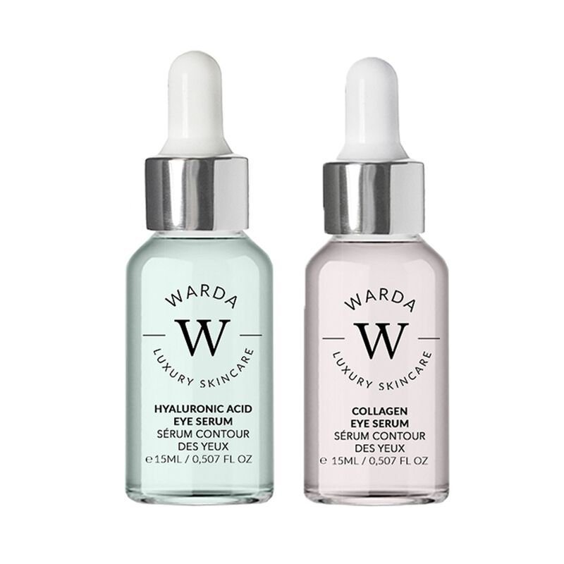 erthskin london skin lifter boost collagen eye serum 15m + skin hydration boost hyaluronic acid eye serum 15ml