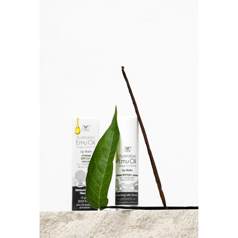 y not natural natural emu oil lip balm spf 50