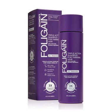 faces triple action shampoo for thinning hair for women with 2  trioxidil