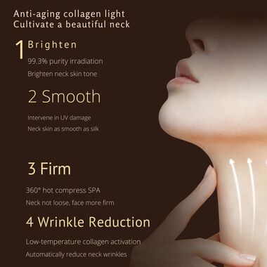 faces jovs led neck   chest mask