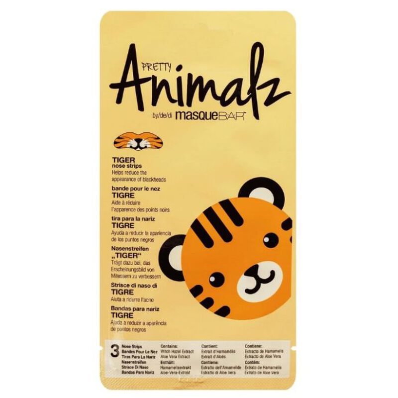 masque bar pretty animalz tiger nose strips