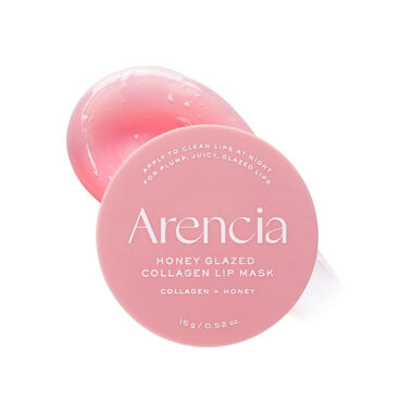 faces honey glazed collagen lip mask