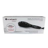 faces ceramic hair straightening brush