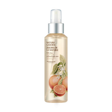 faces nature garden fresh citrus perfumed body mist