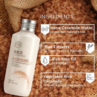 Rice & Ceramide Moisturizing Emulsion faces rice ceramide moisturizing emulsion
