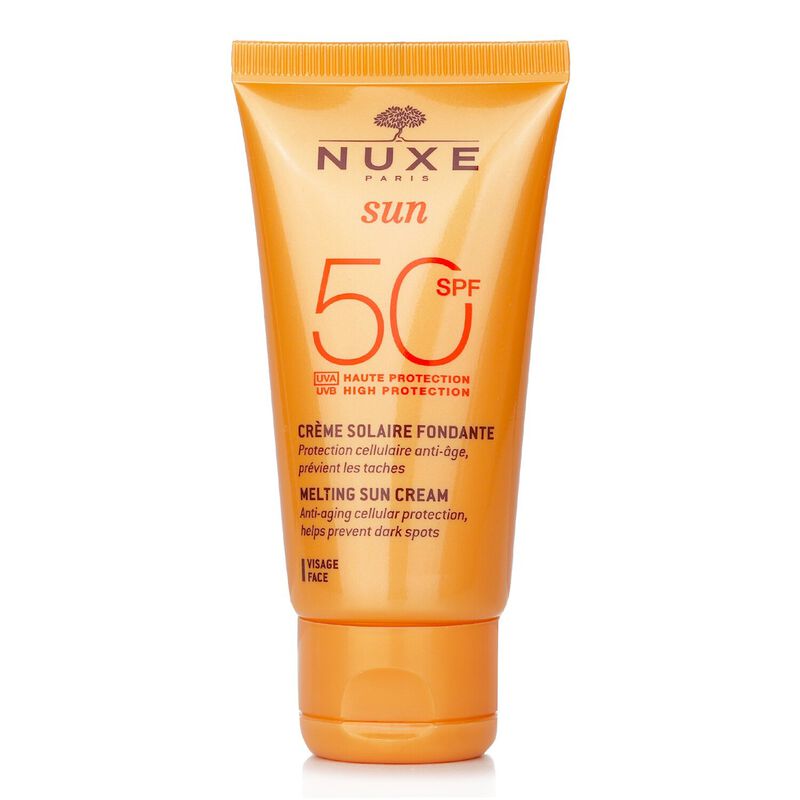 nuxe sun melting cream high protection for face spf 50