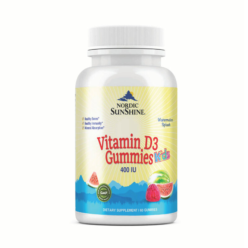 nordic sunshine vitamin d3 400 iu kids gummies