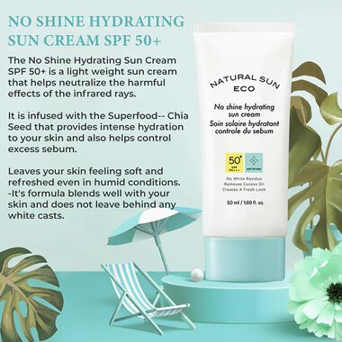 faces natural sun eco no shine hydrating sun cream