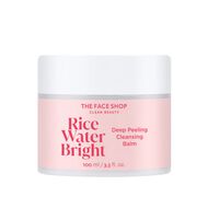 faces rice water bright deep peeling cleansing balm