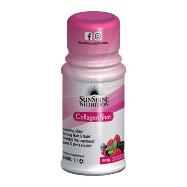 faces nutrition collagen shots berry